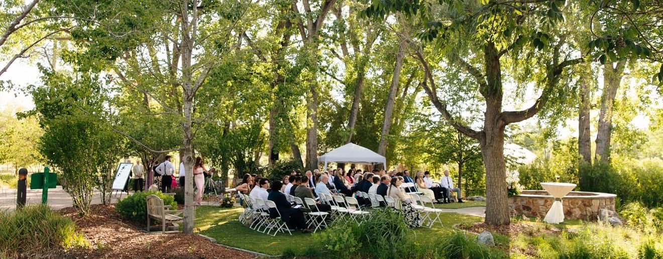 Wedding reception table design photographed from above