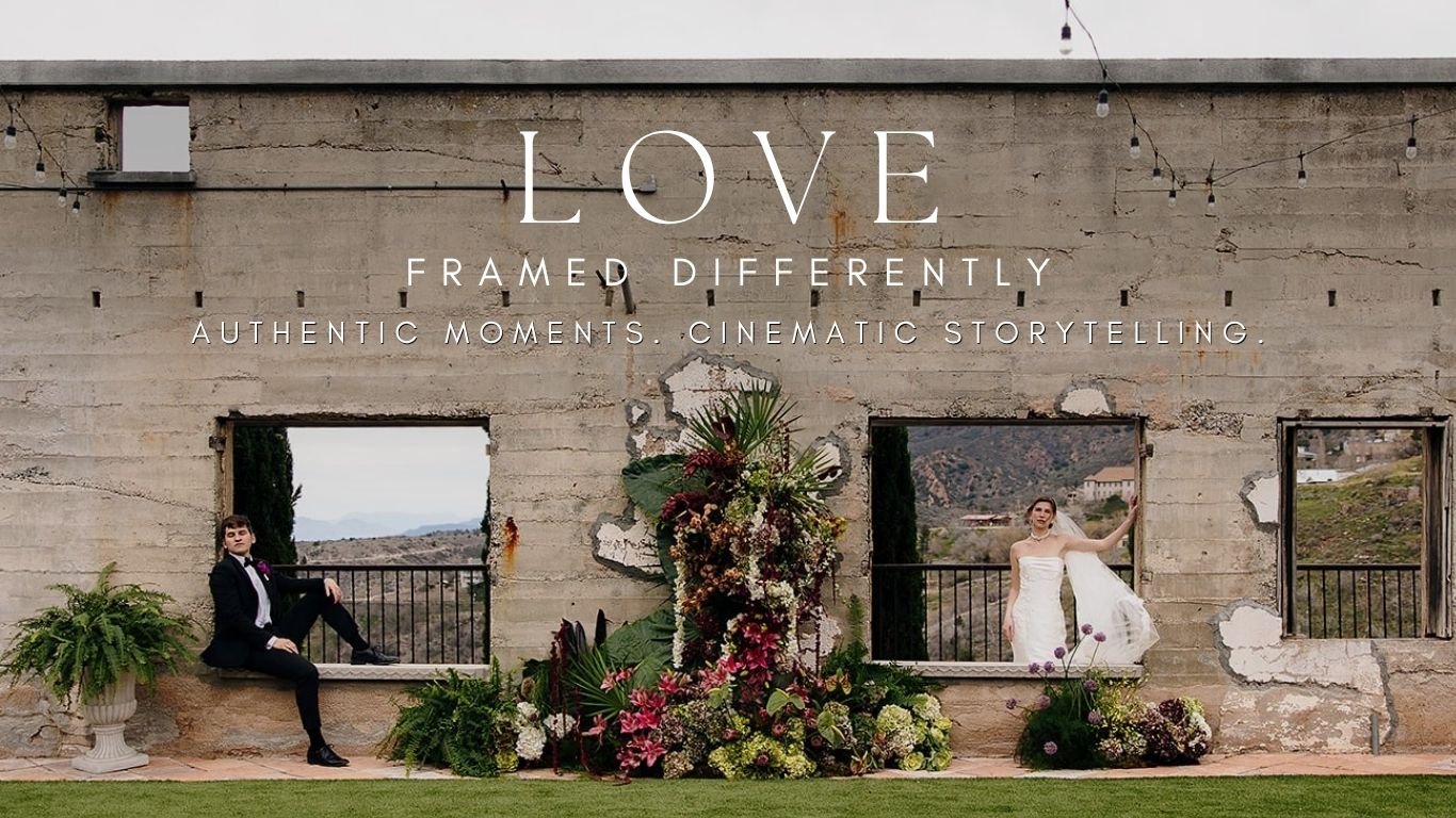 Love framed differently. Authentic moments. Cinematic storytelling.