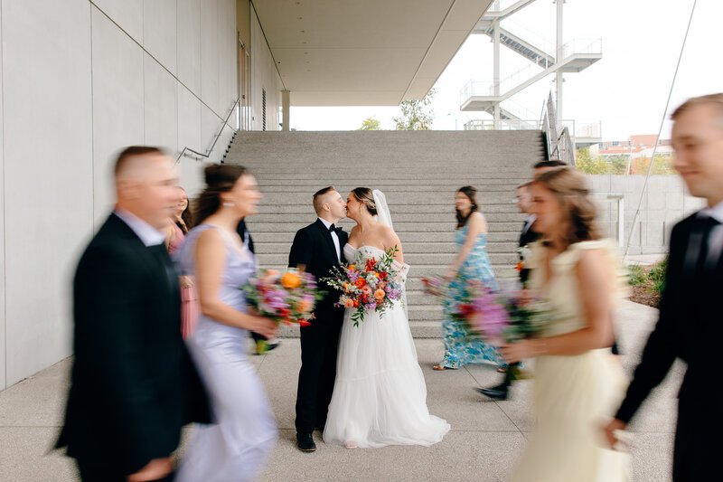 Editorial wedding portrait by Elizabeth Ann Photography