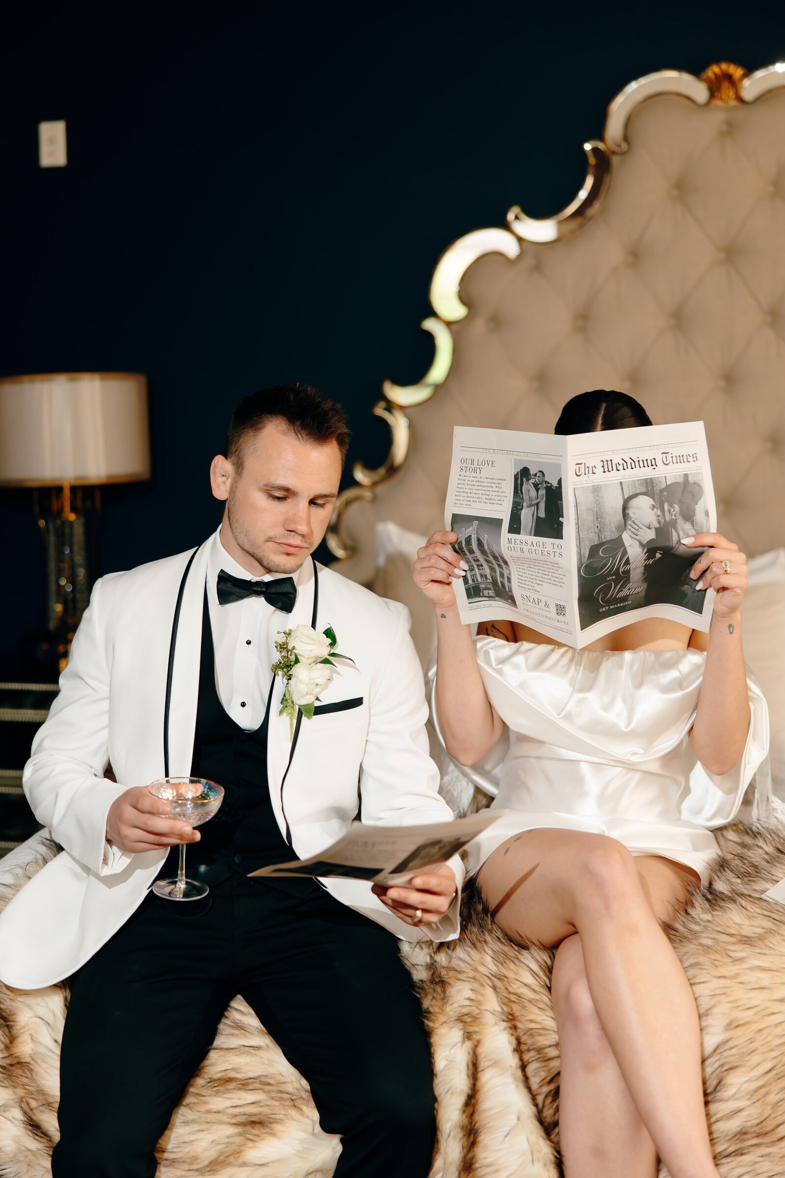 Editorial bride portrait
