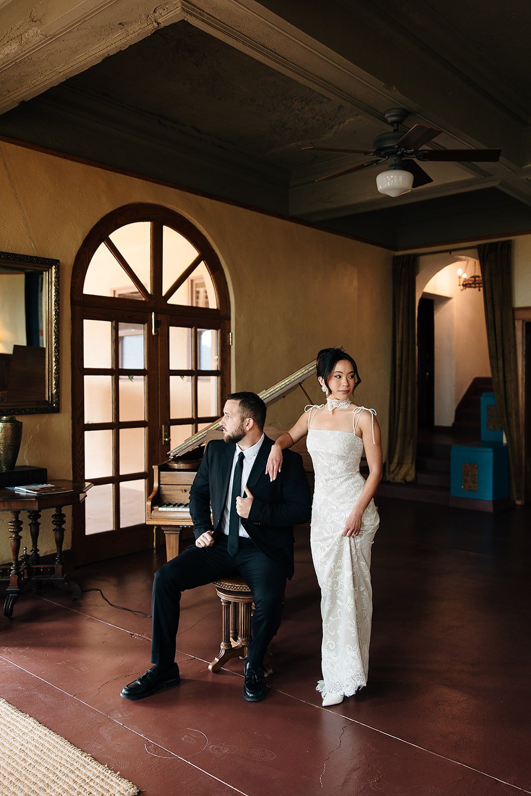 Editorial couple portrait
